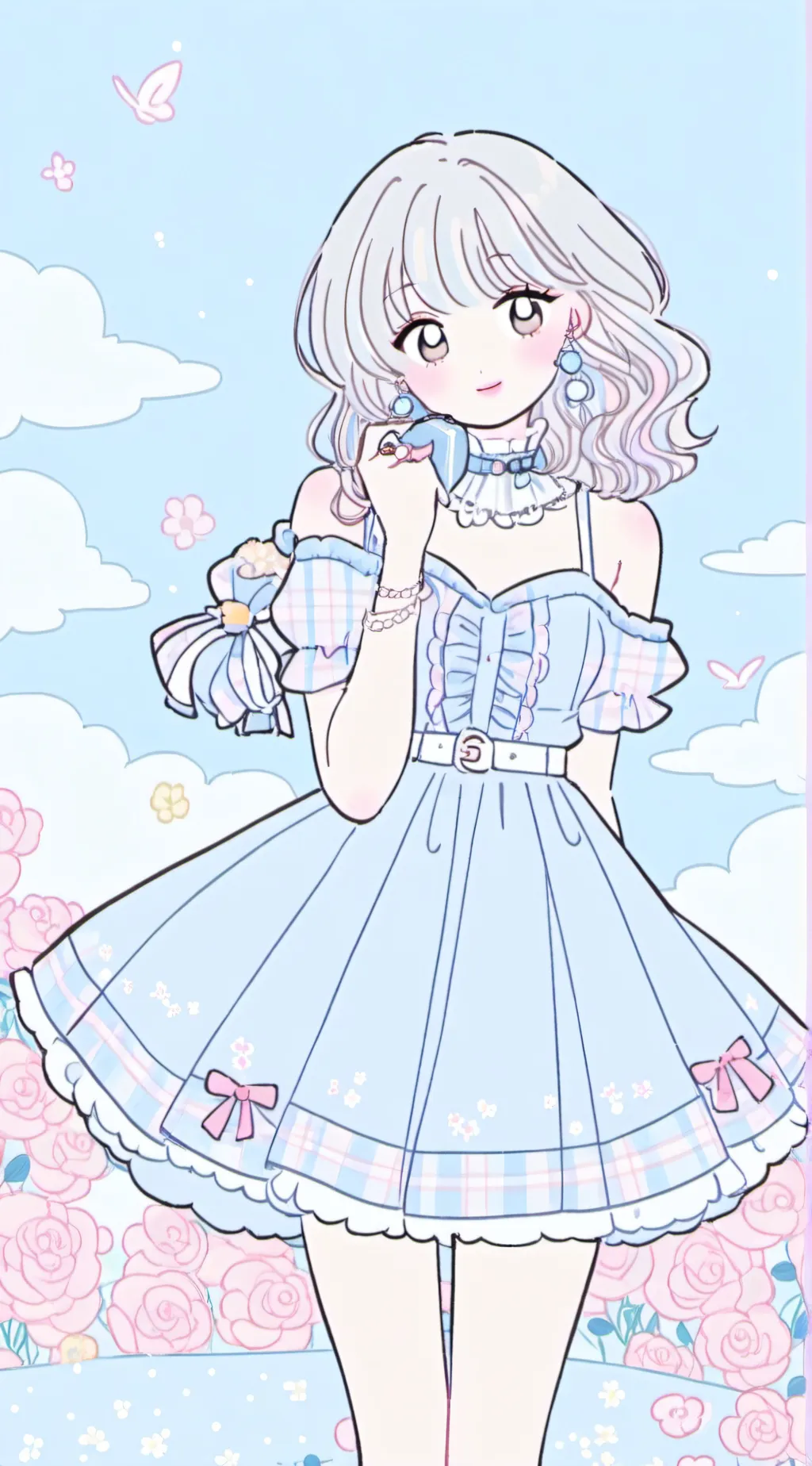 ai character: Angelique  background