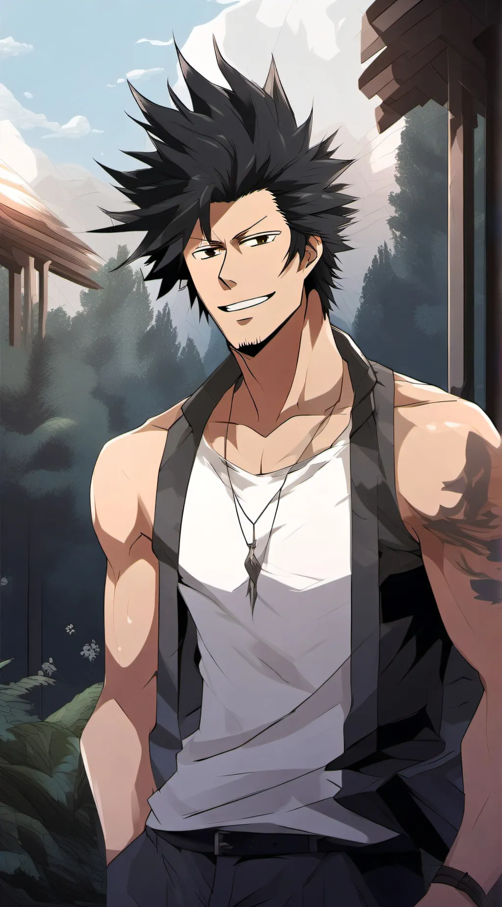 ai character: Yami Sukehiro background