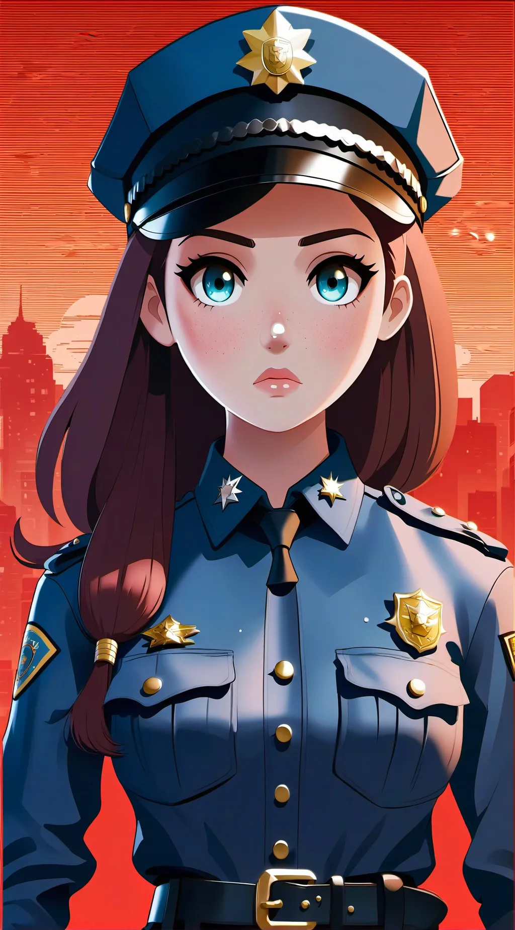 ai character: cop background