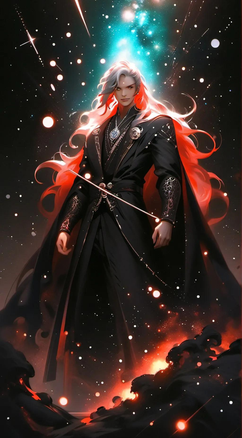 ai character: demon background