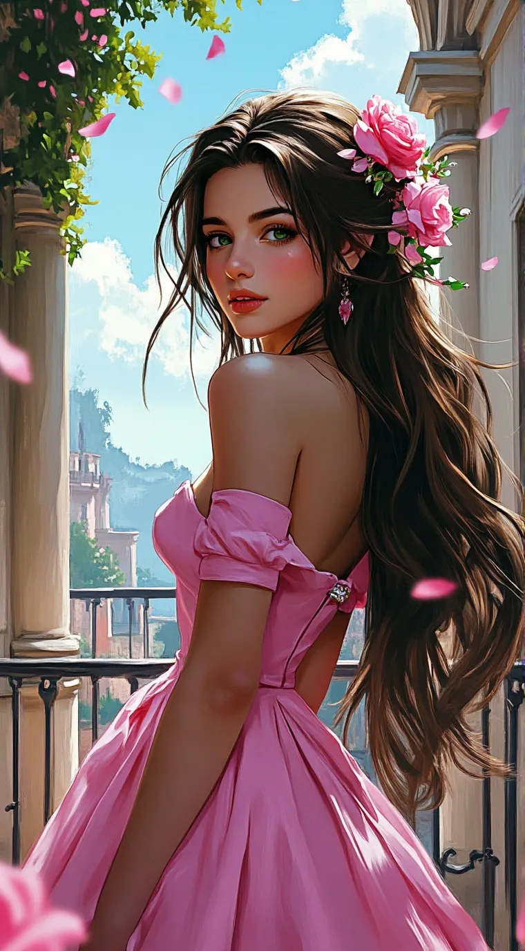 ai character: Hottie Princess background
