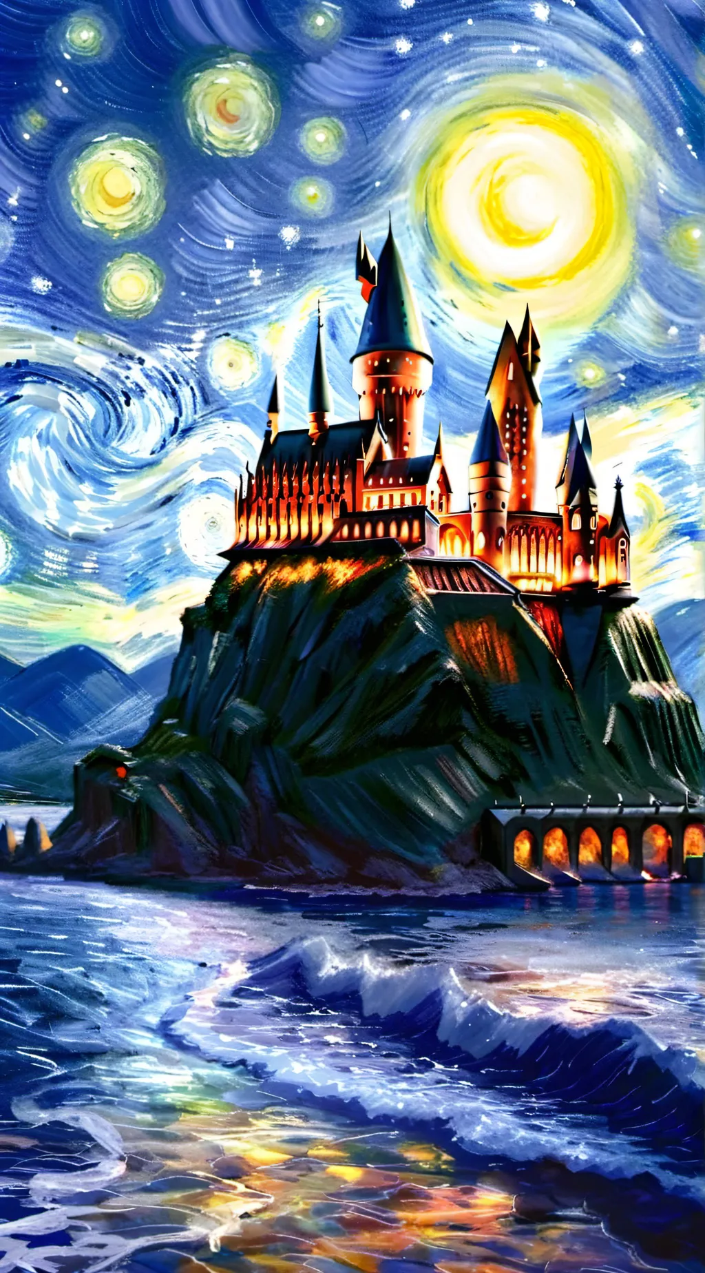 ai character: Battle of Hogwarts background