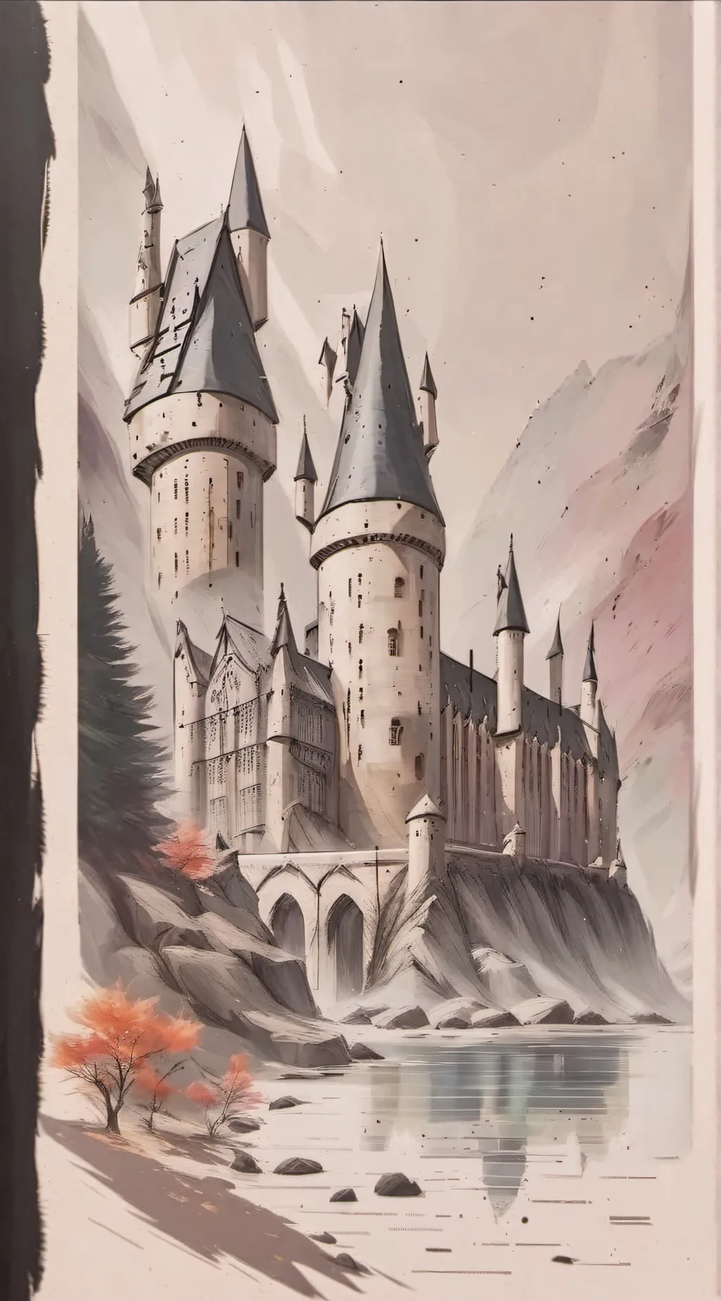 ai character: Hogwarts  background