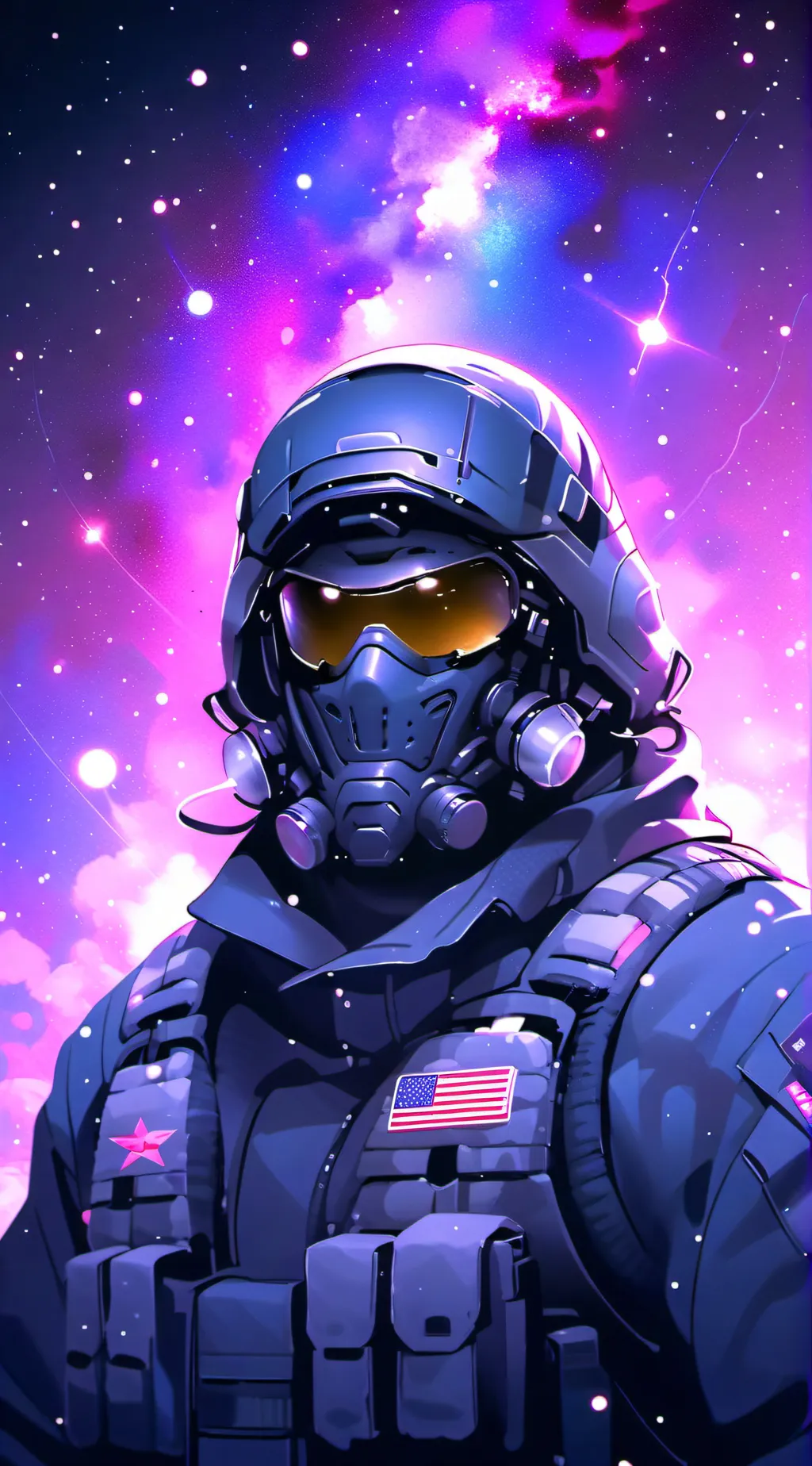 ai character: Ghost/COD background