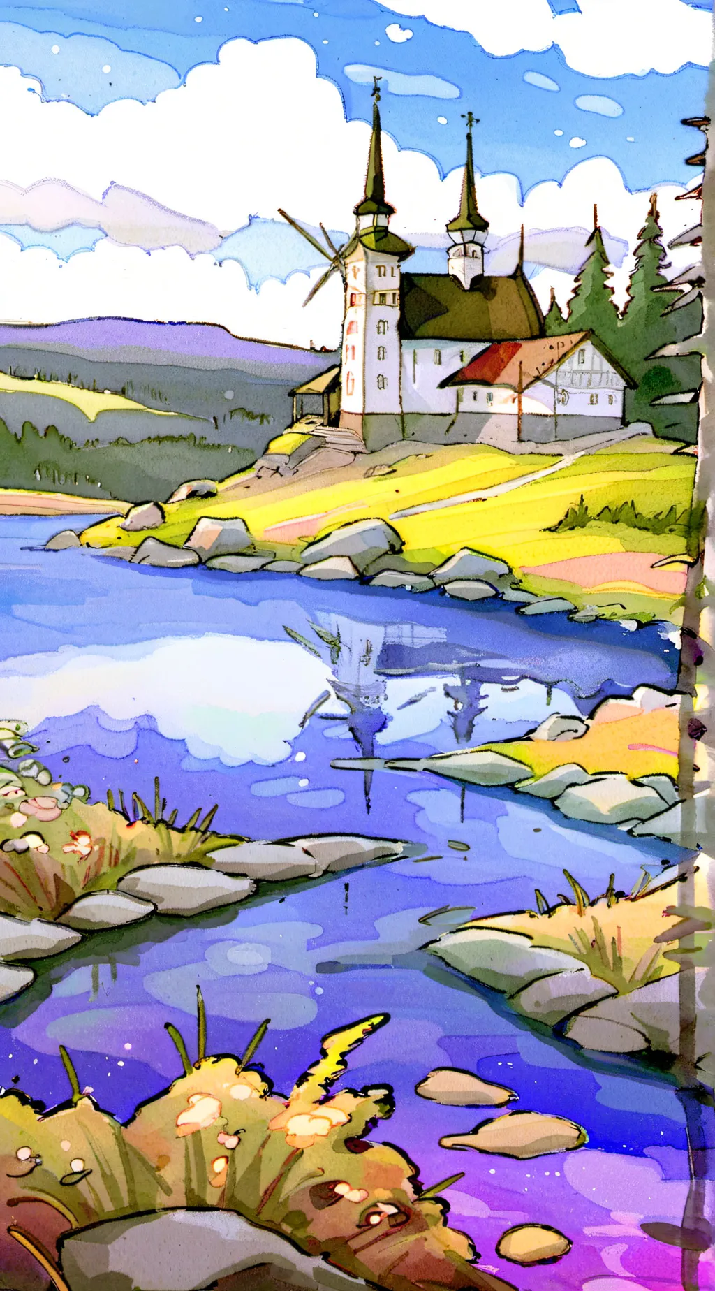 ai character: Suomi/Finnish WIP background
