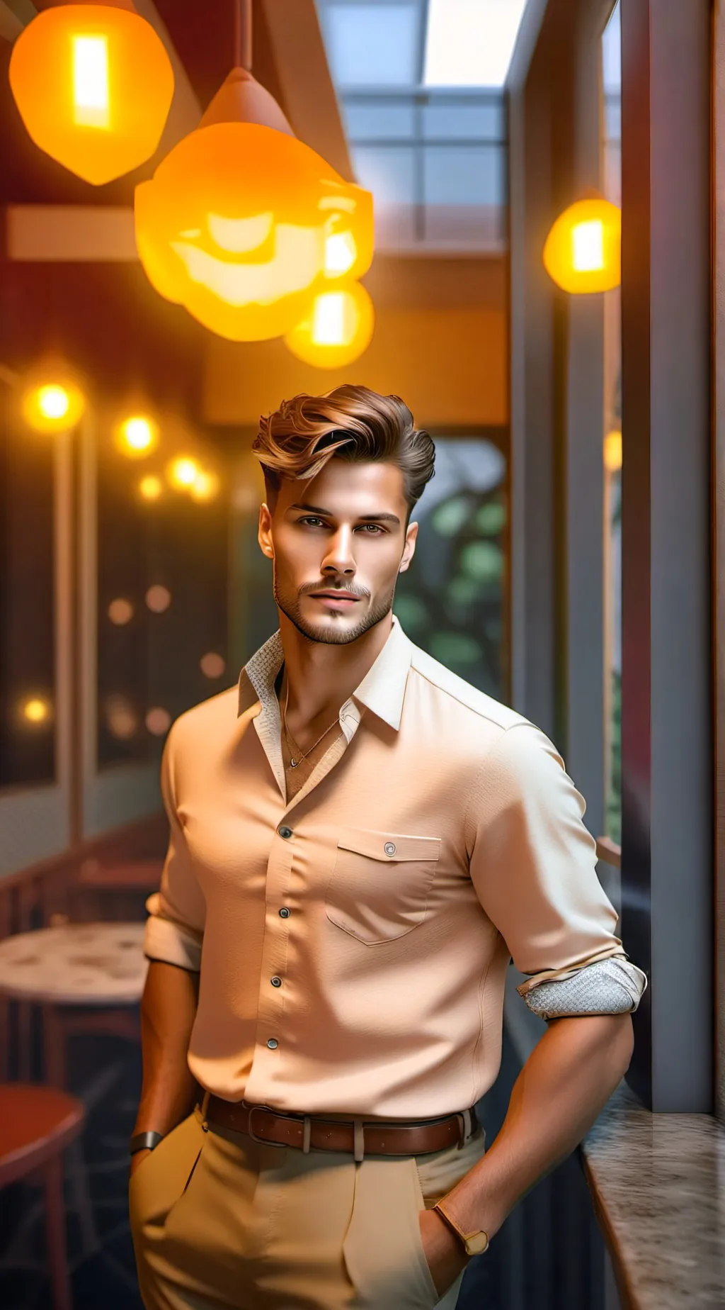 ai character: Ethan Westwood  background