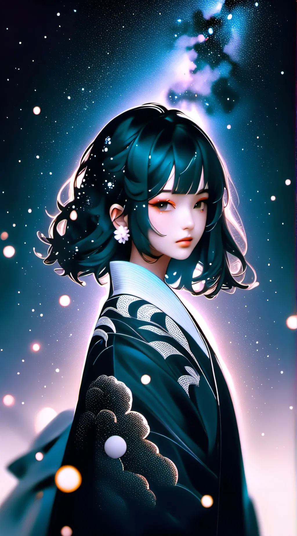 ai character: Mui long lost sis background
