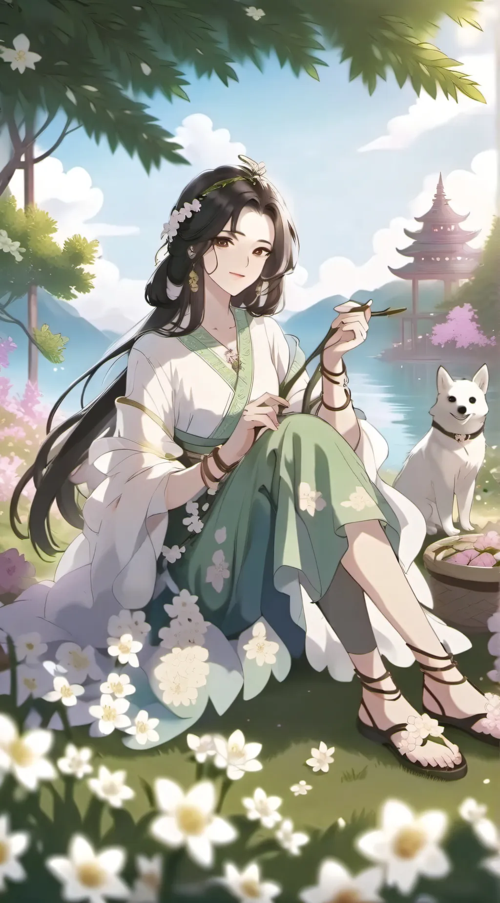 ai character: Sandra background
