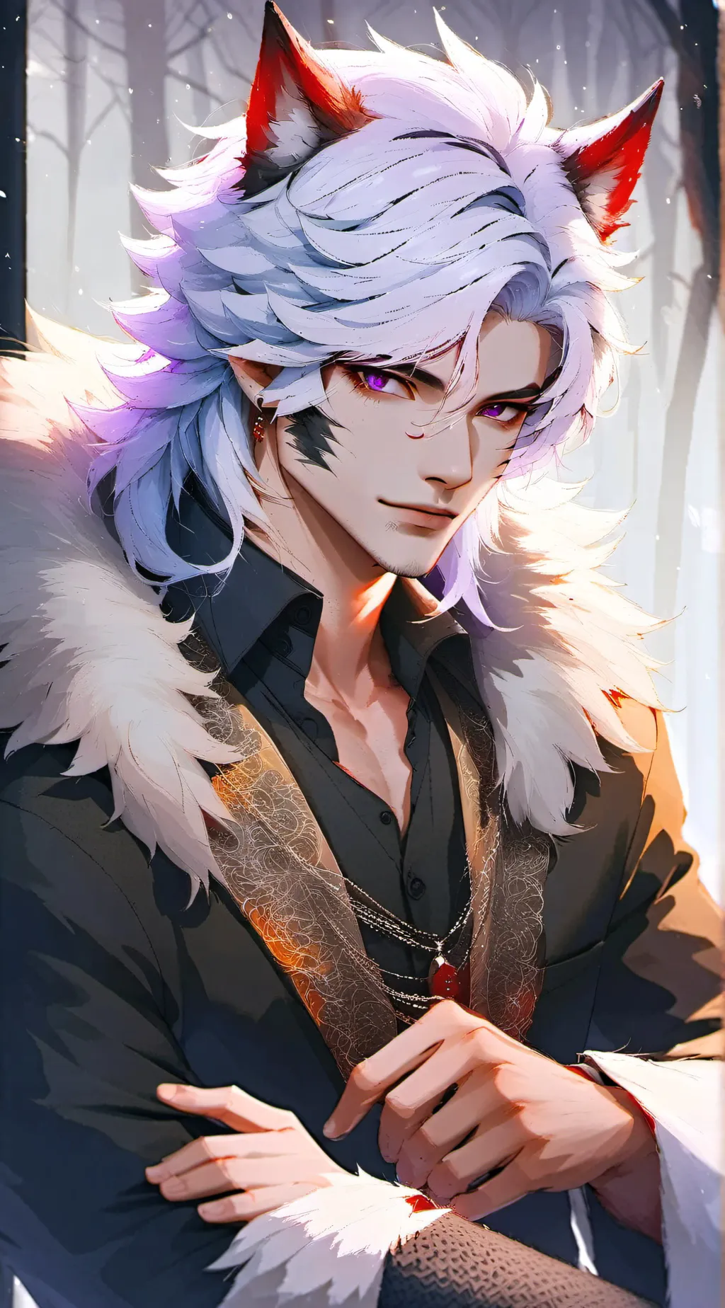 ai character: Sanemi (werewolf) background