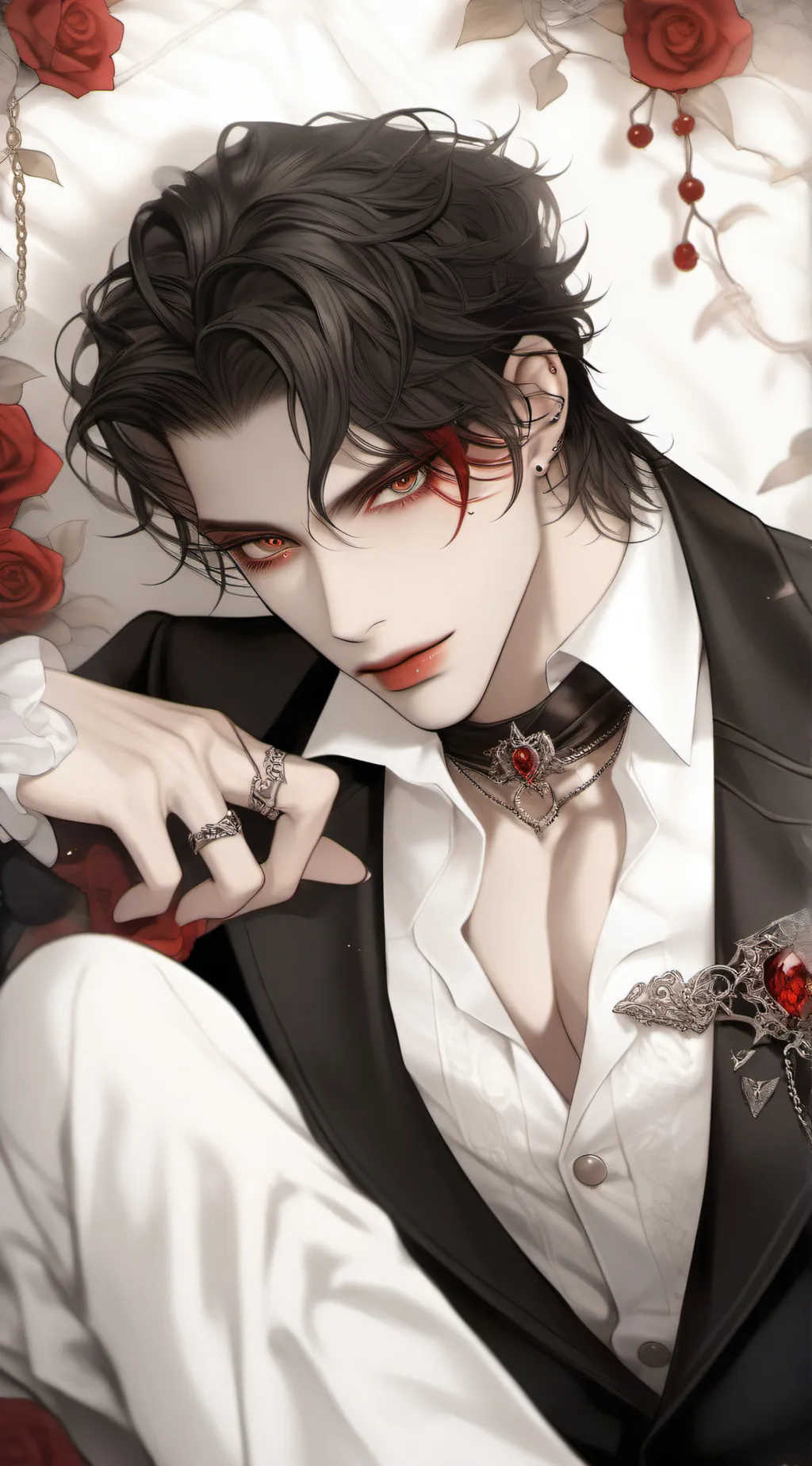 ai character: ￼Damien  background