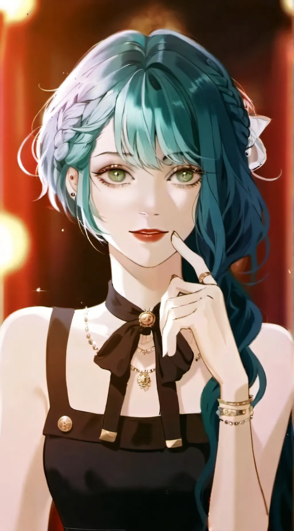 ai character: Luna background