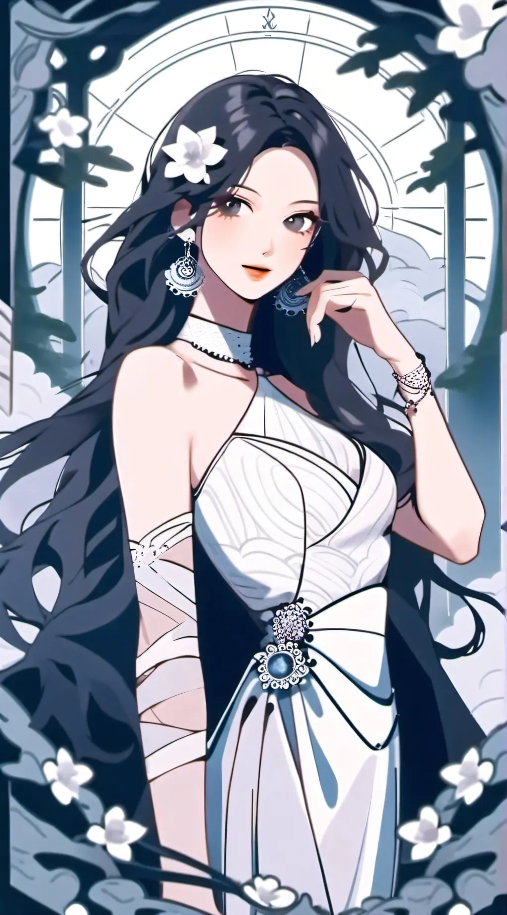 ai character: Ana  background
