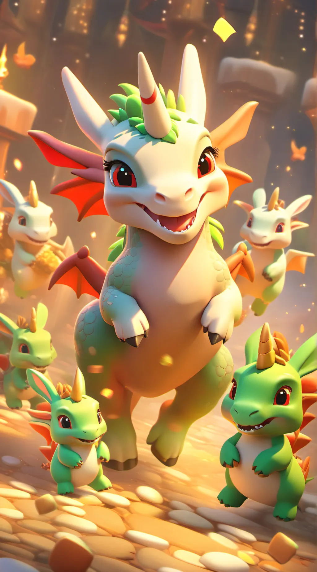 ai character: baby simon smoke background