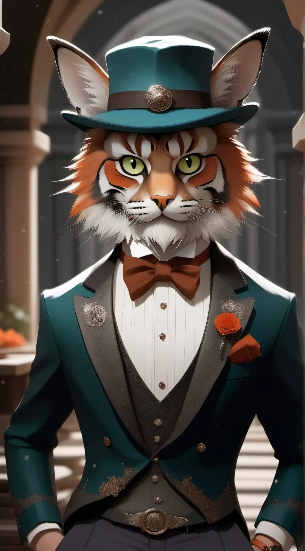 ai character: tigrinho  background