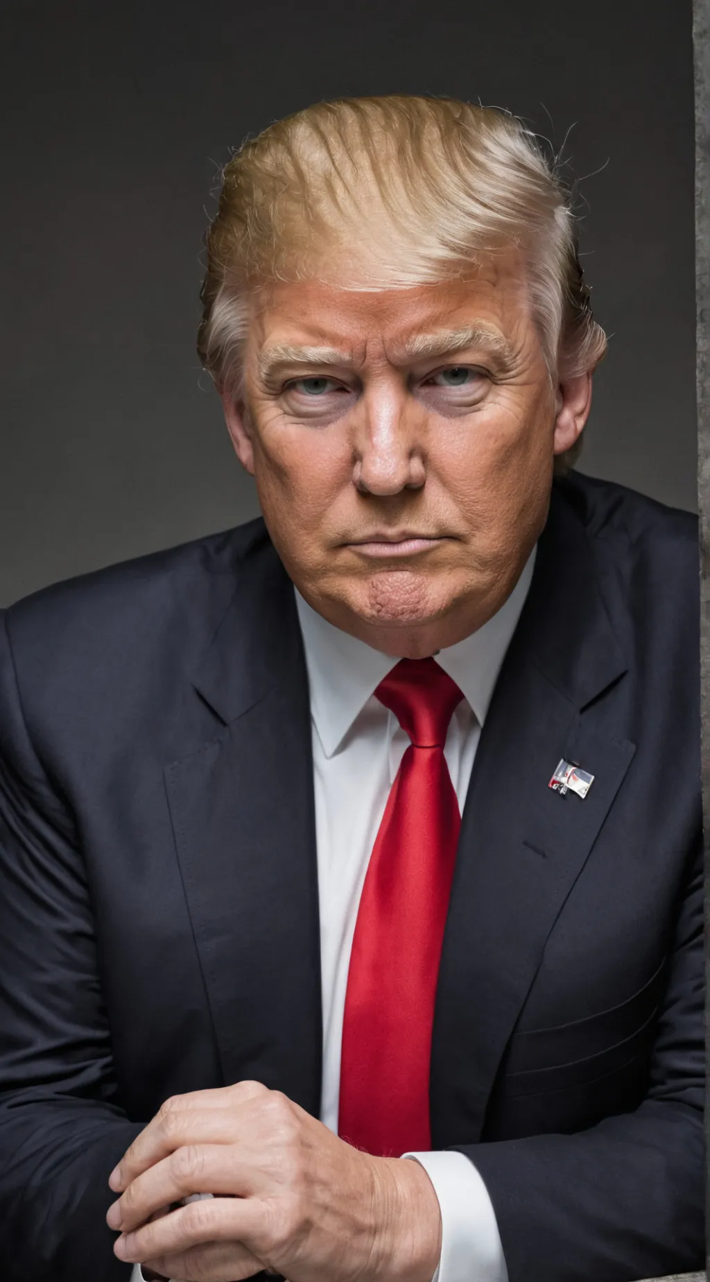 ai character: President Trump background