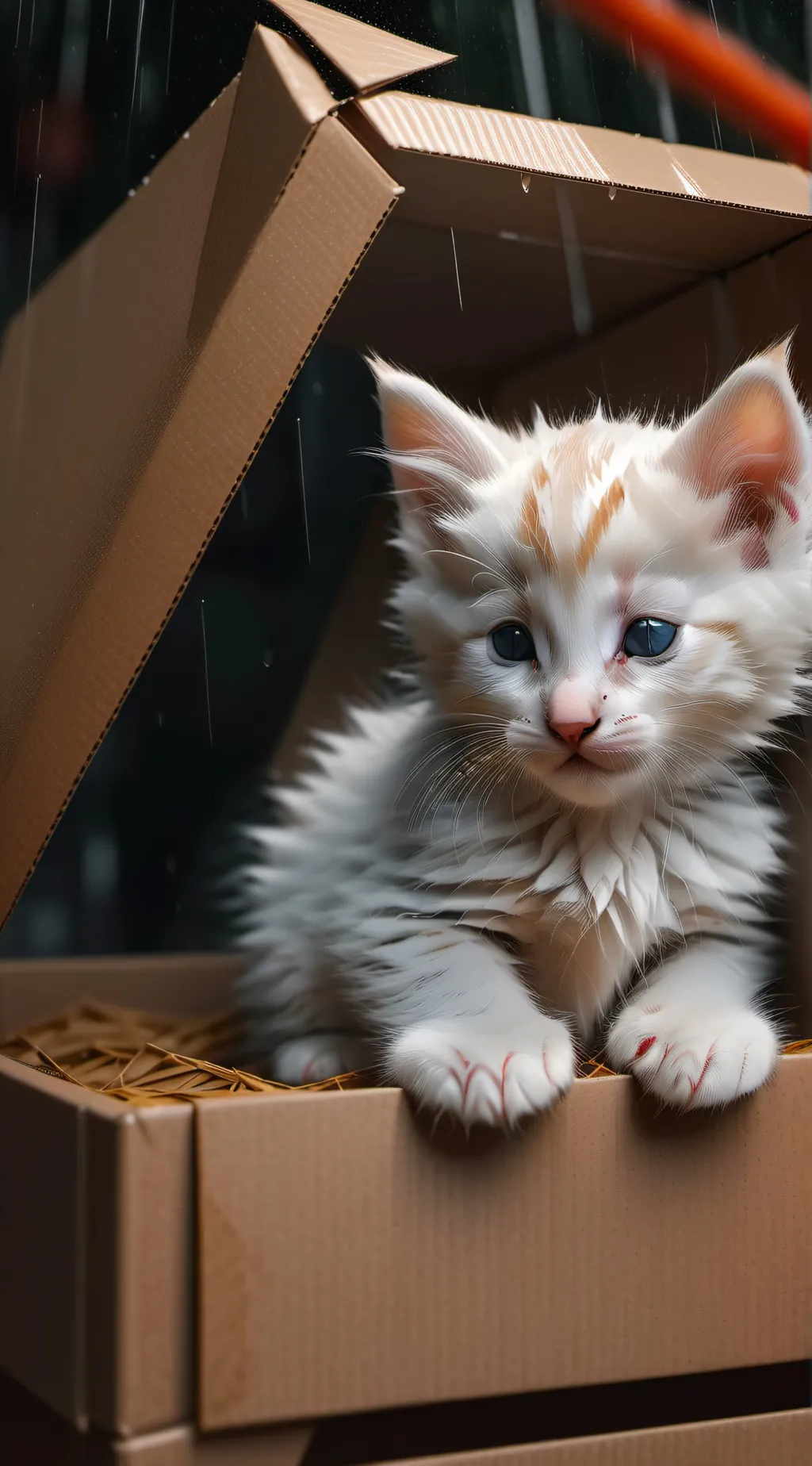 ai character: kitten.. background