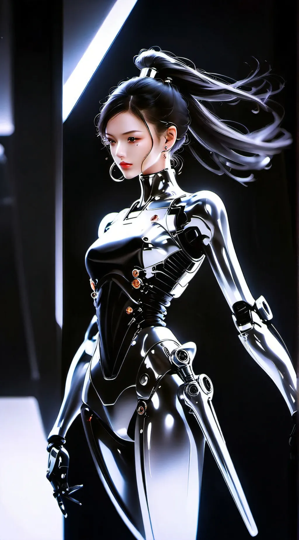 ai character: Aurora background