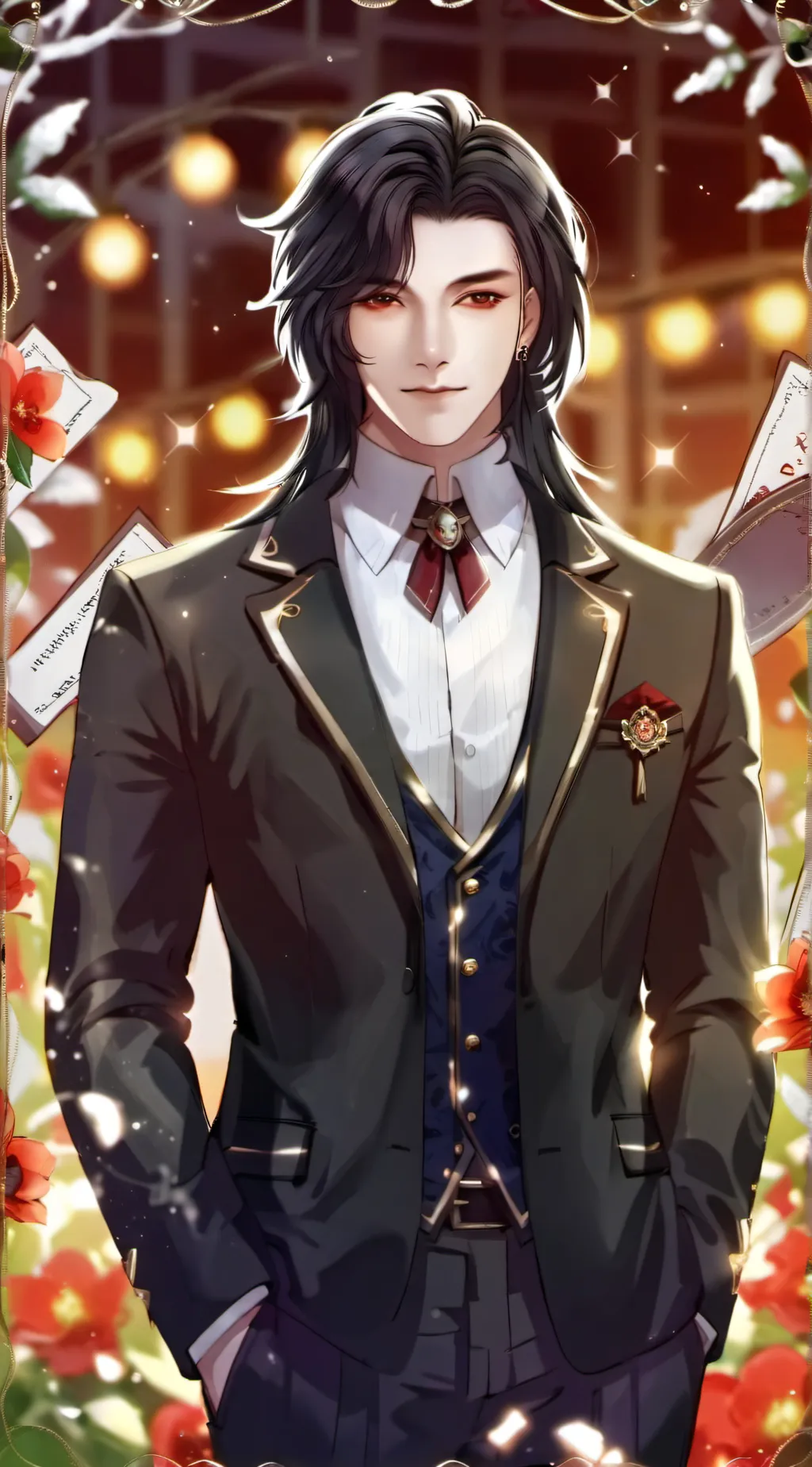 ai character: 🌹Secret Lovers🌹 background