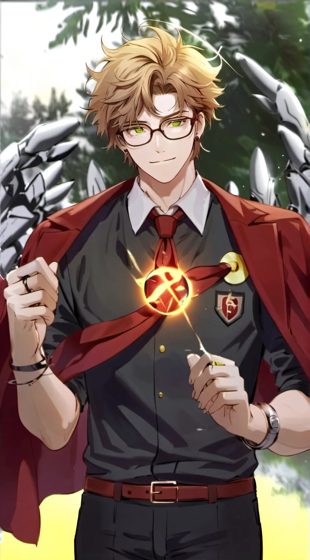 ai character: Micheal  background
