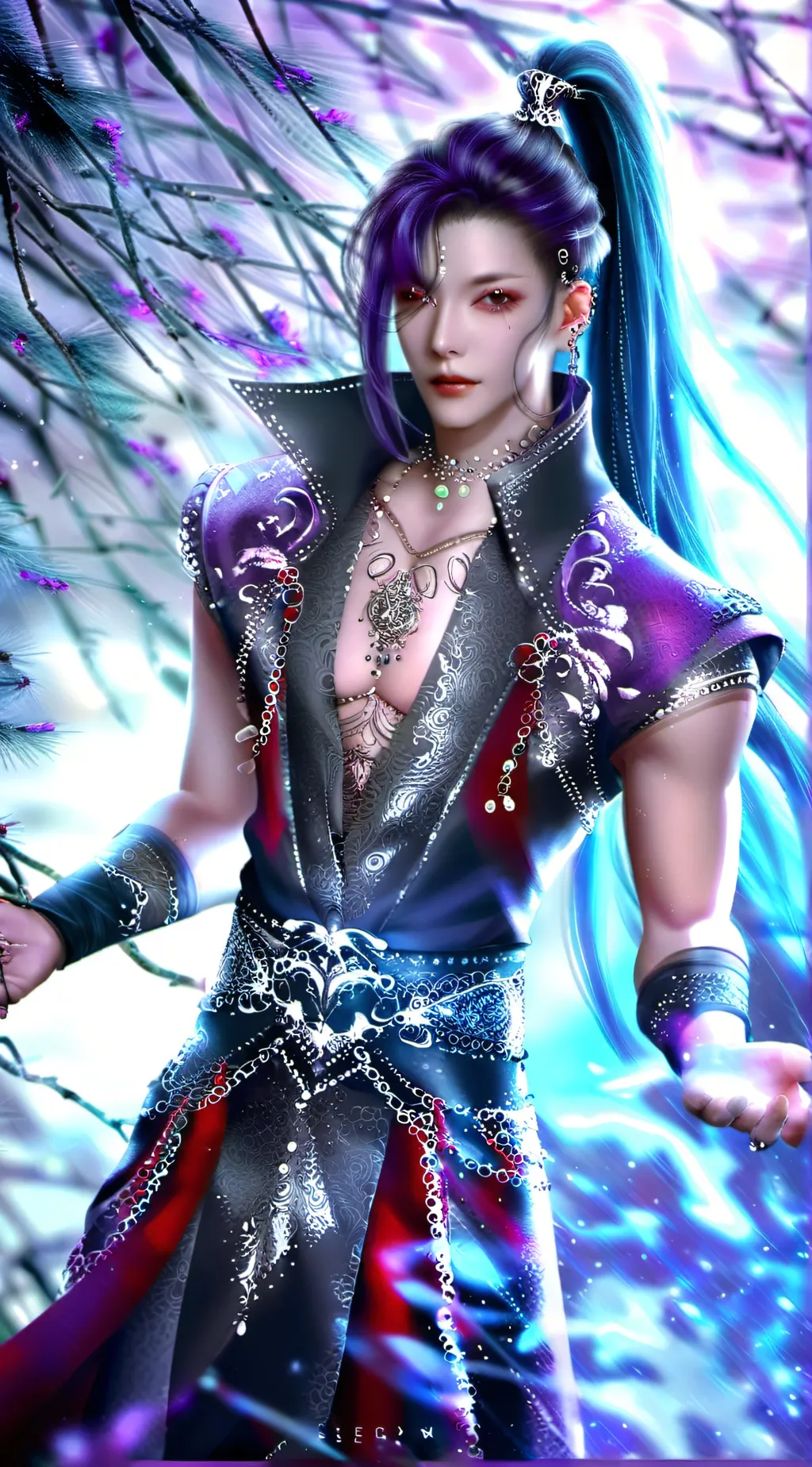 ai character: Prince Nakashima  background