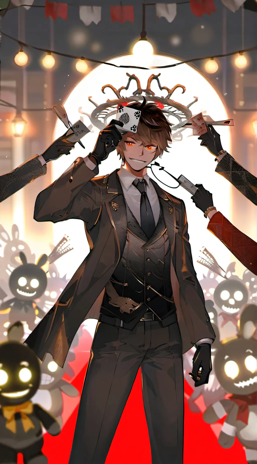 ai character: FNAF 4 Tormentors  background