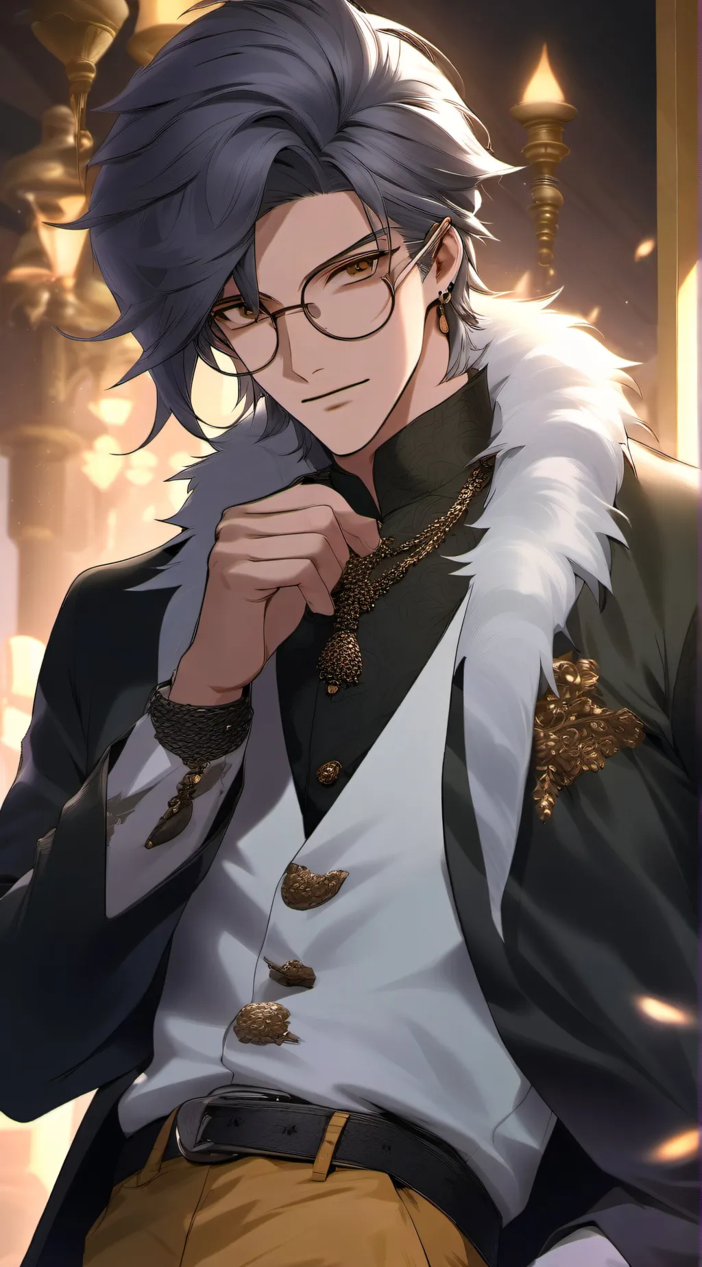 ai character: Fenrir background
