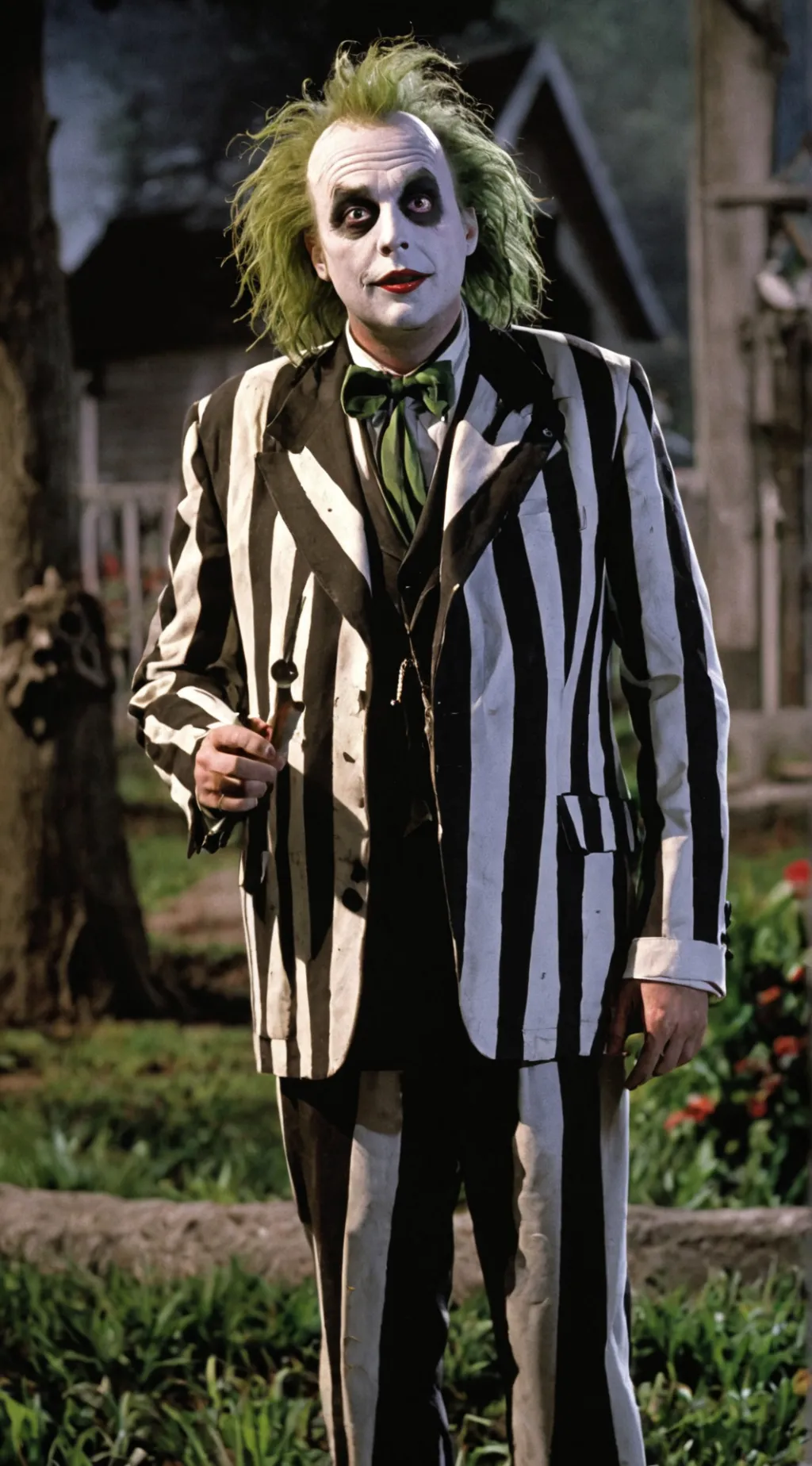 ai character: Beetlejuice background