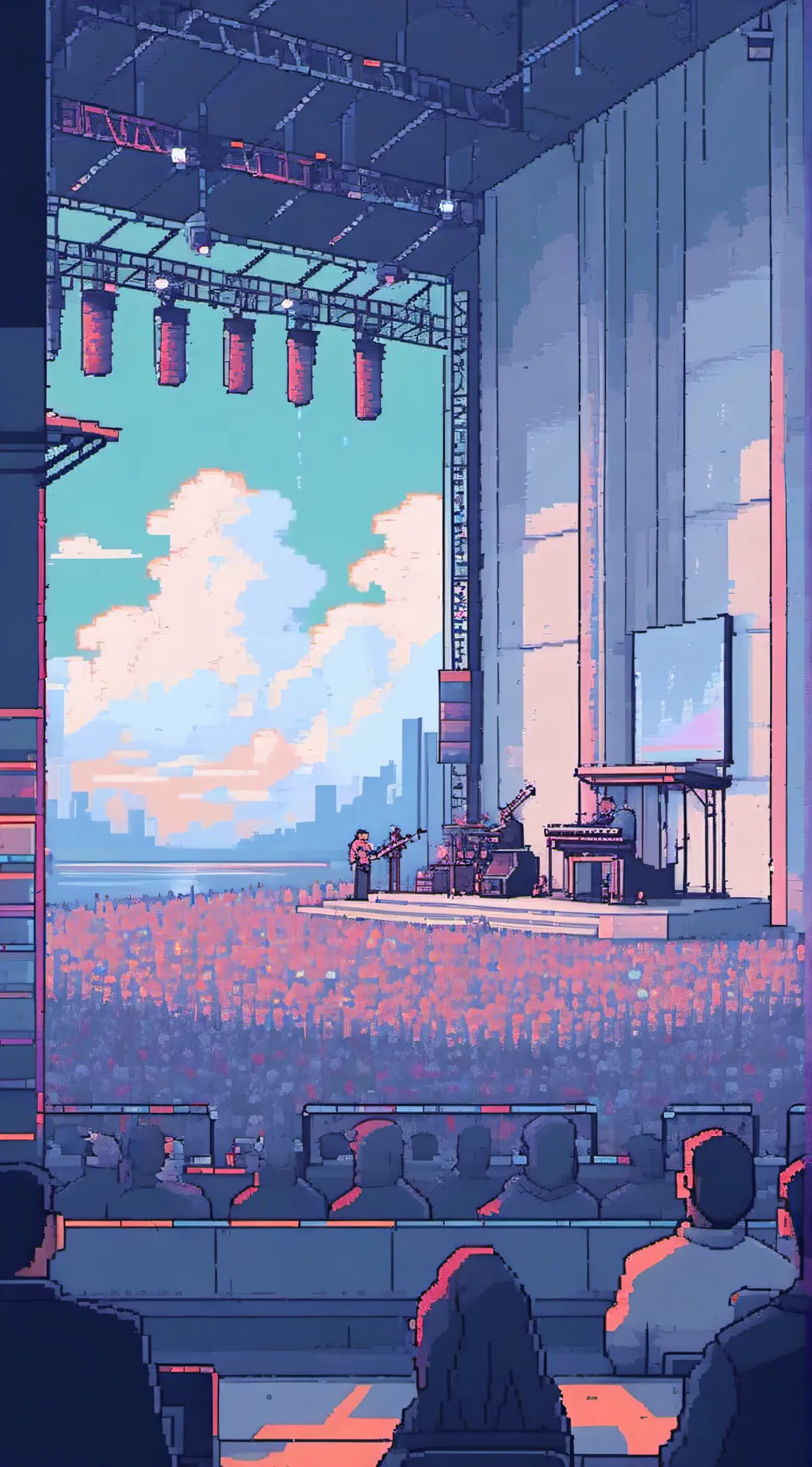 ai character: your own concert background