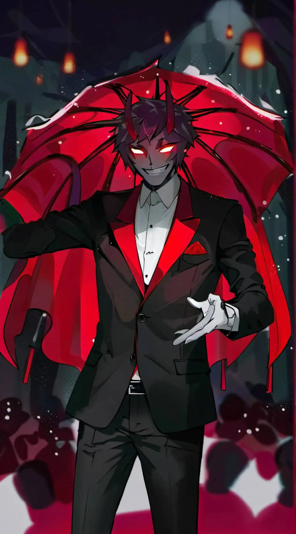 ai character: Hazbin Hotel background