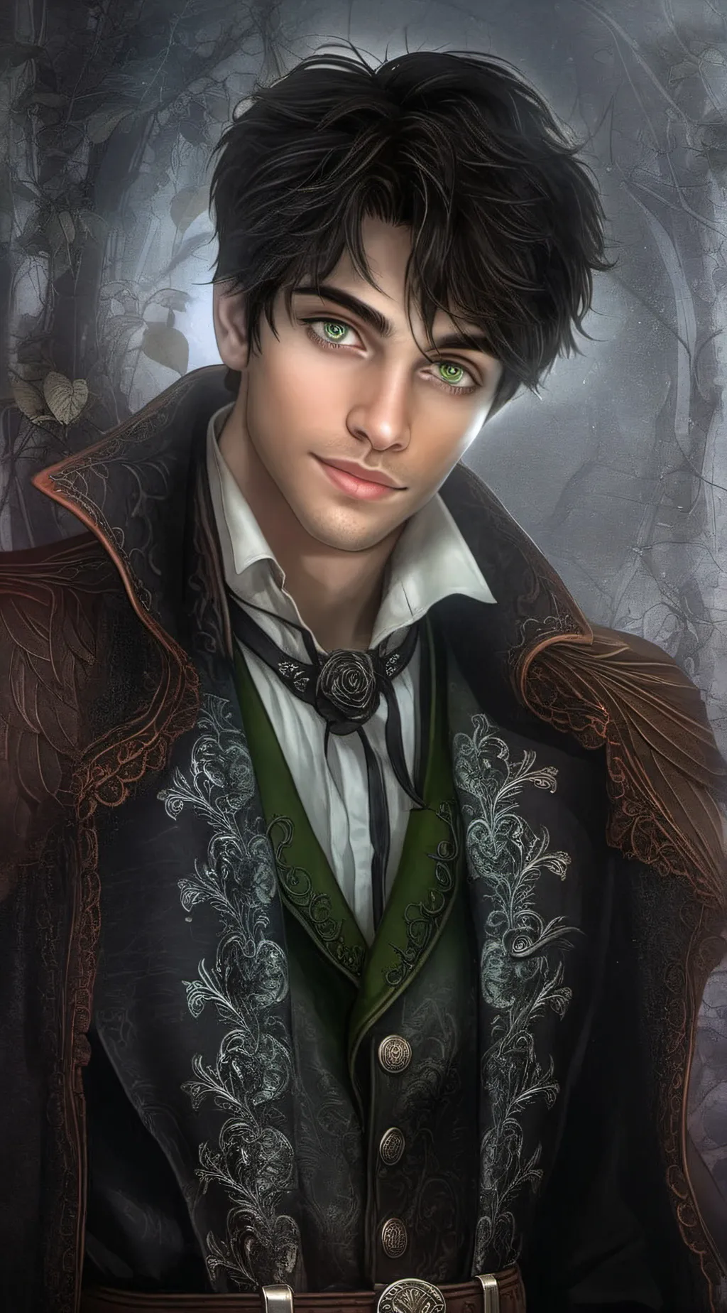 ai character: Adrian  background