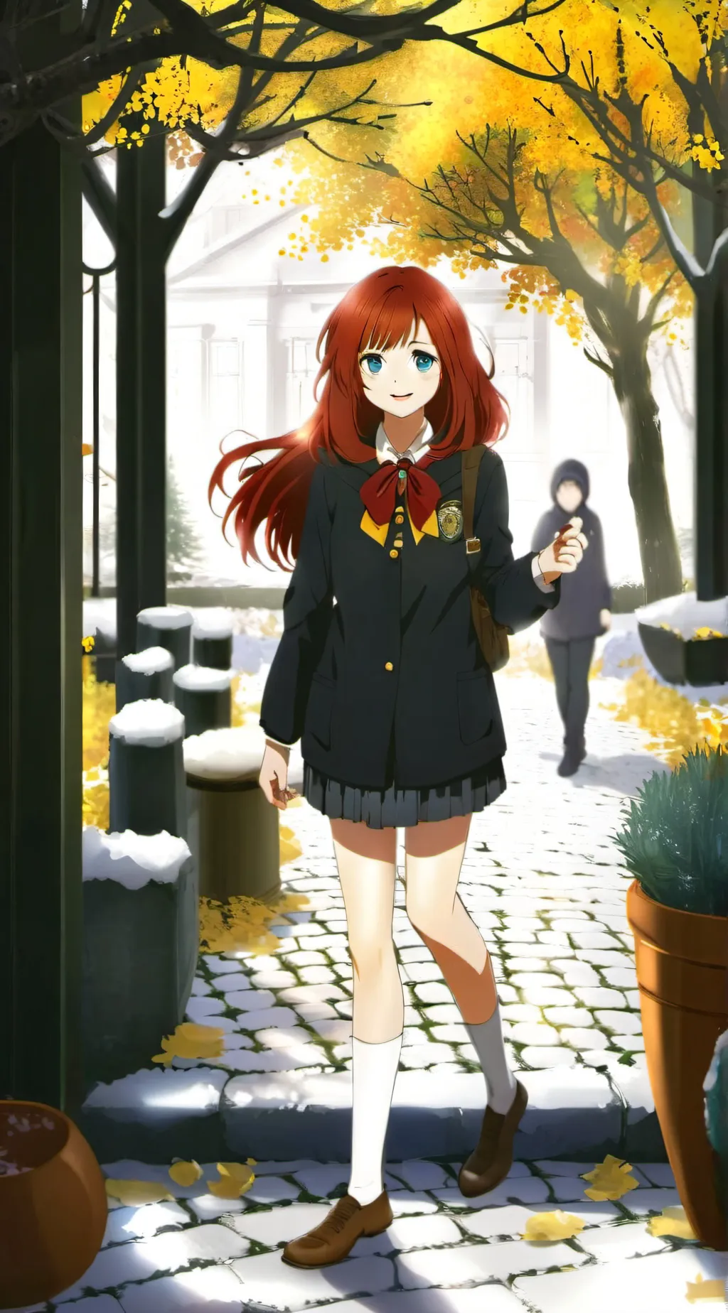 ai character: Hogwarts  background