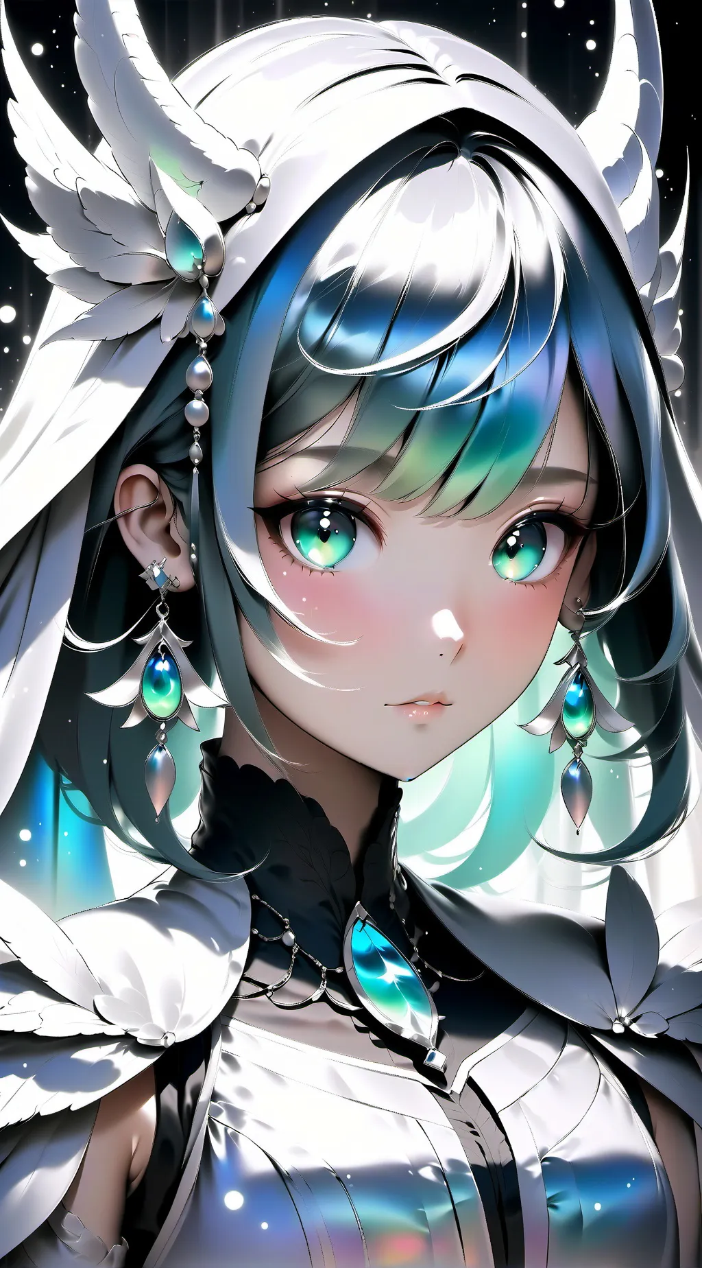 ai character: focus background