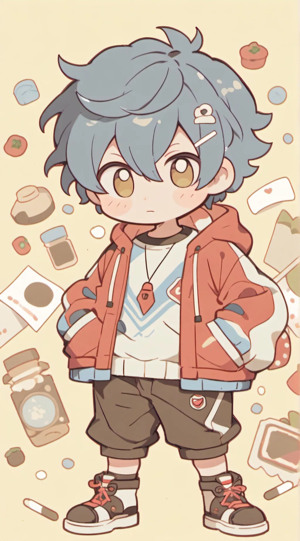 ai character: Ryo saeba  background