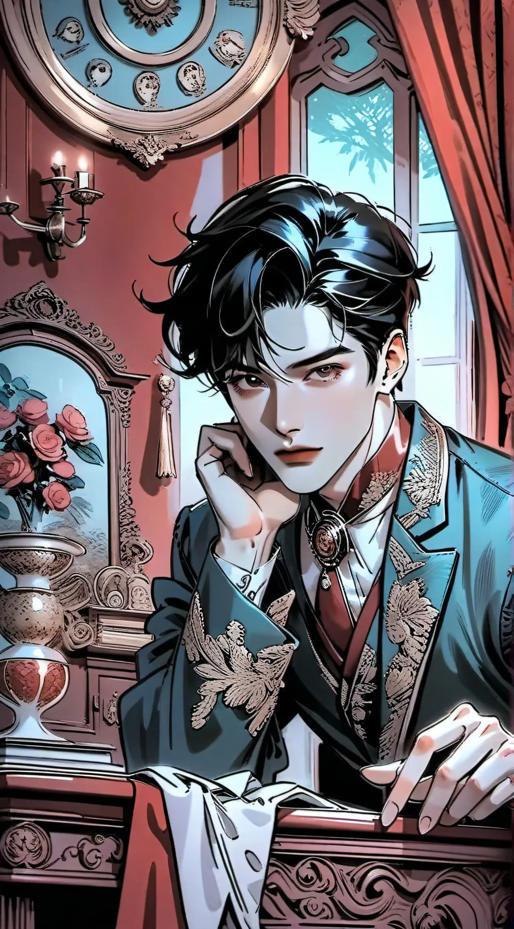 ai character: Tomson Adams background