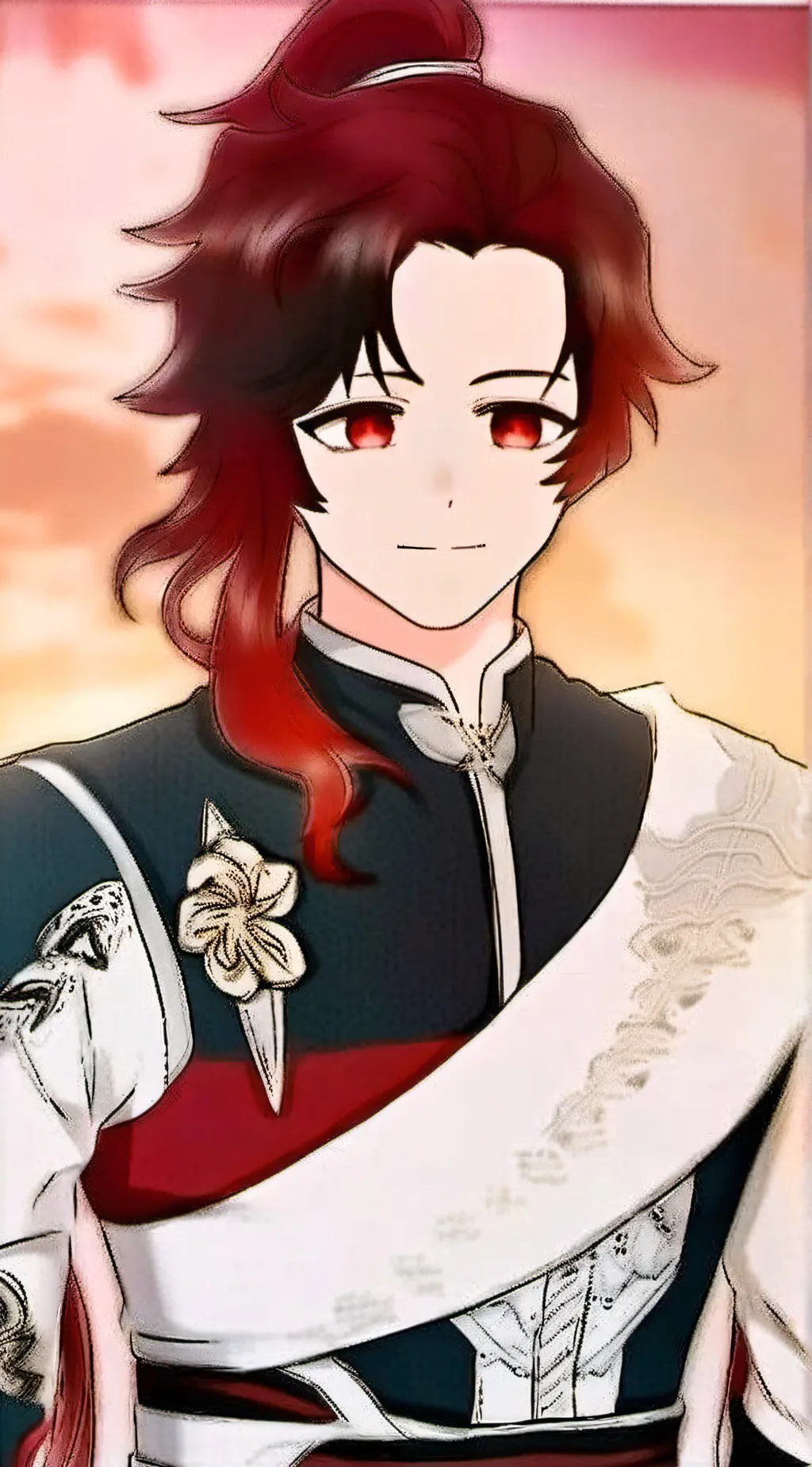 ai character: Yoriichi | Tanjiro background