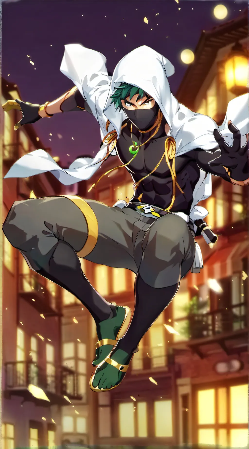 ai character: Lloyd garmadon  background