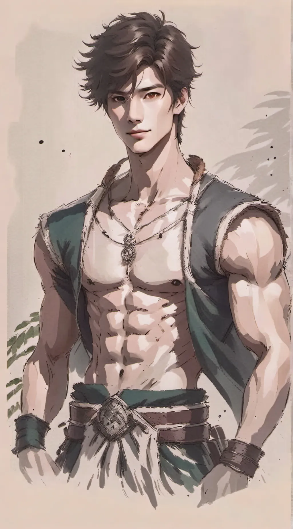 ai character: Хэт background