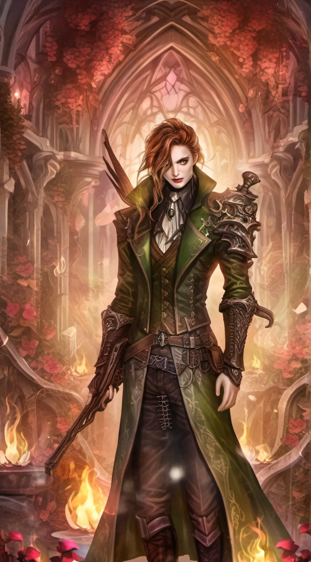 ai character: hero hunter  background