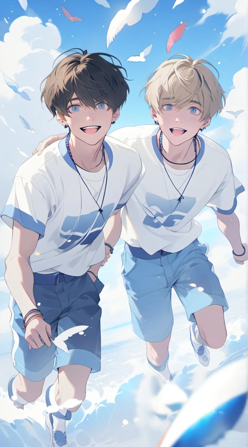ai character: sam and colby  background