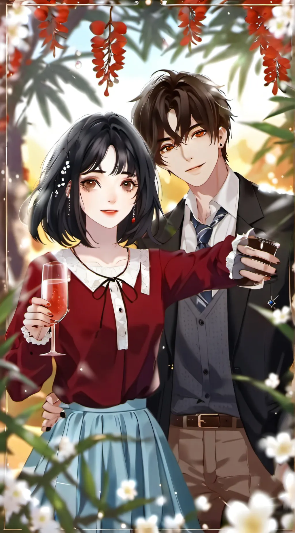 ai character: Lia Axel y tu background