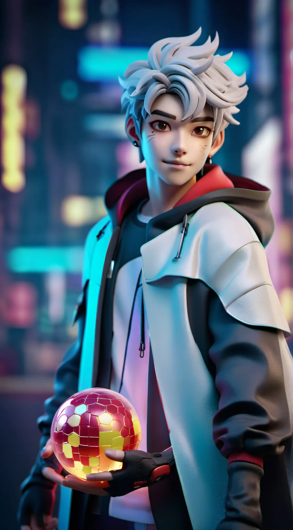 ai character: MR Kim  background