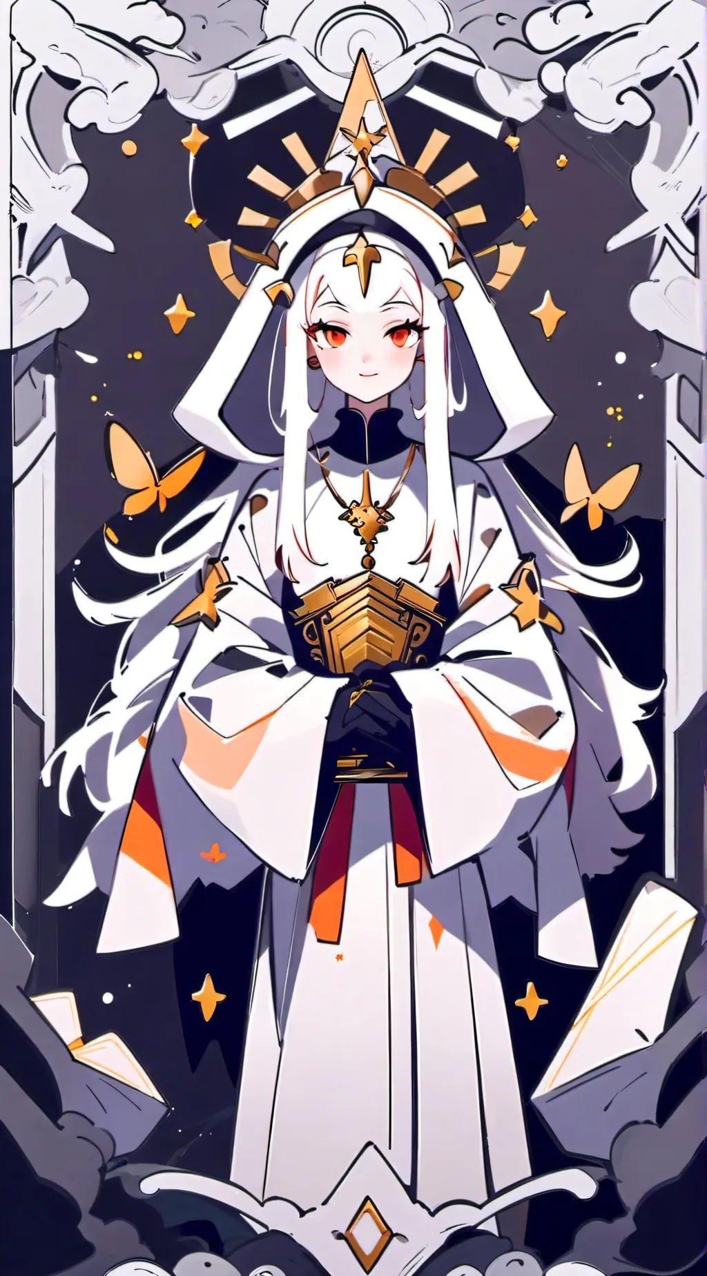 ai character: lucifer x alastor. background
