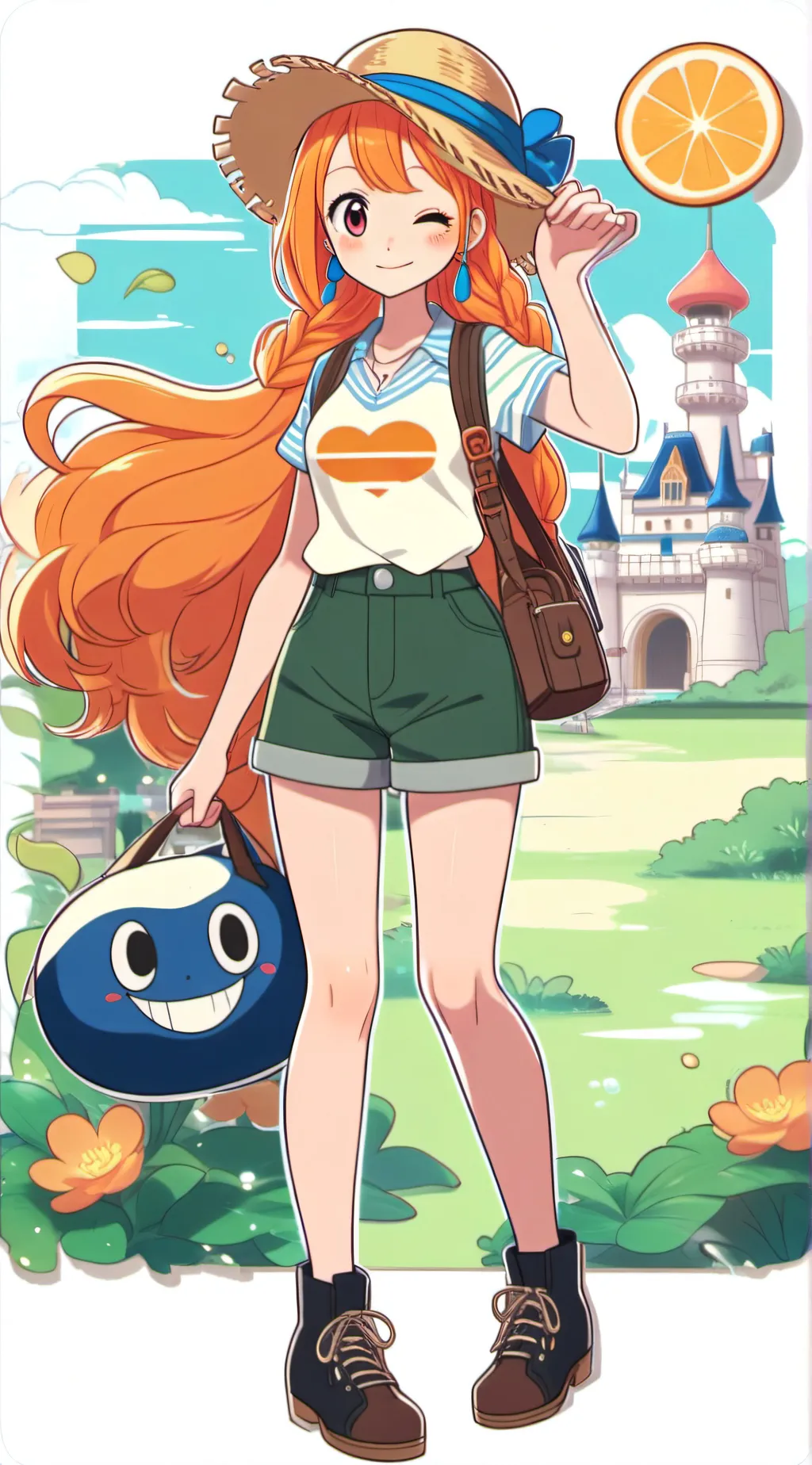 ai character: nami background
