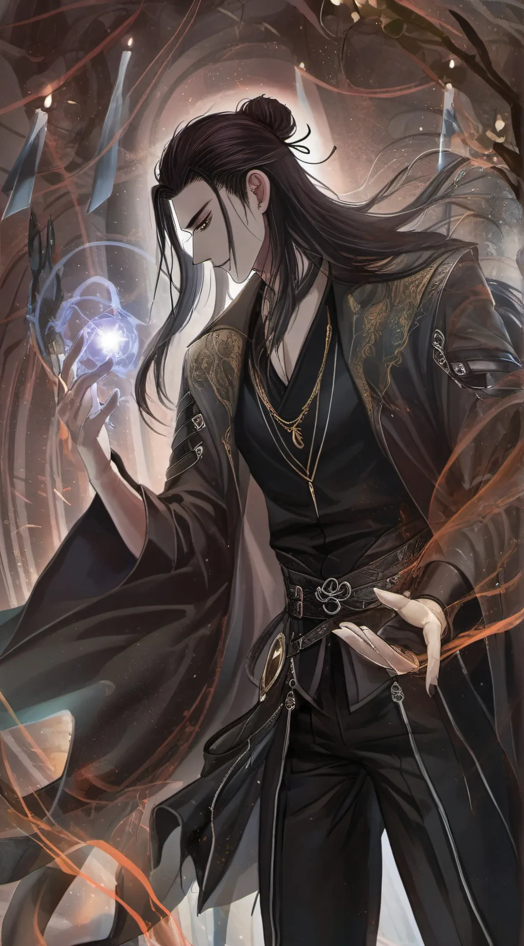 ai character: Suguru Geto background