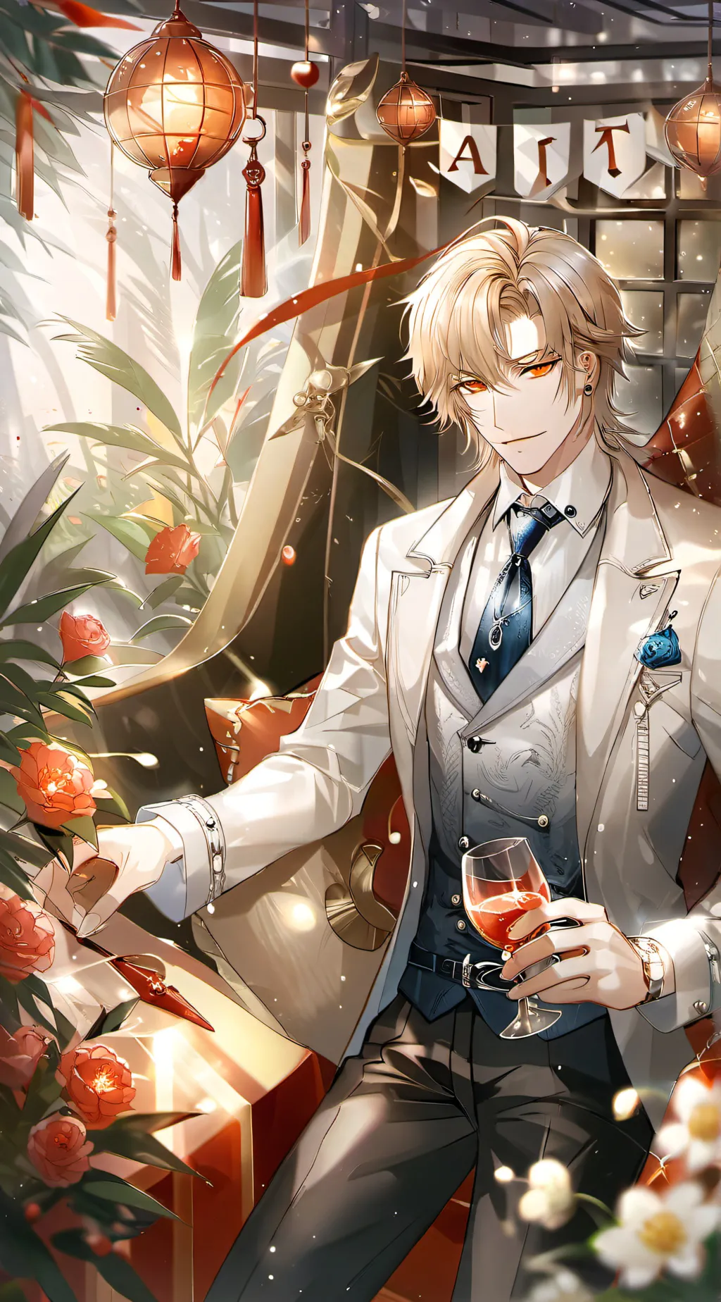 ai character: Felix  background