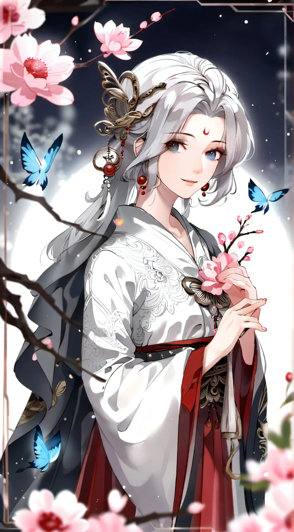 ai character: Tamayo Haruno  background