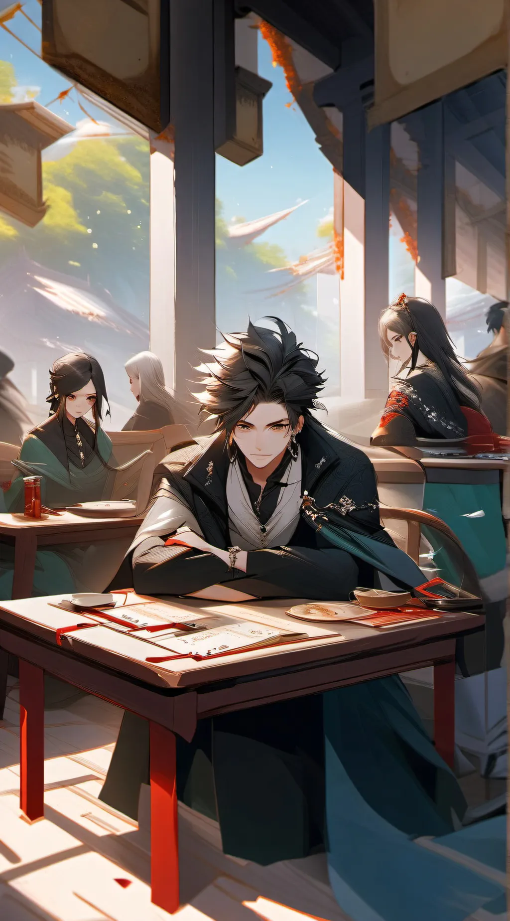 ai character: aku background