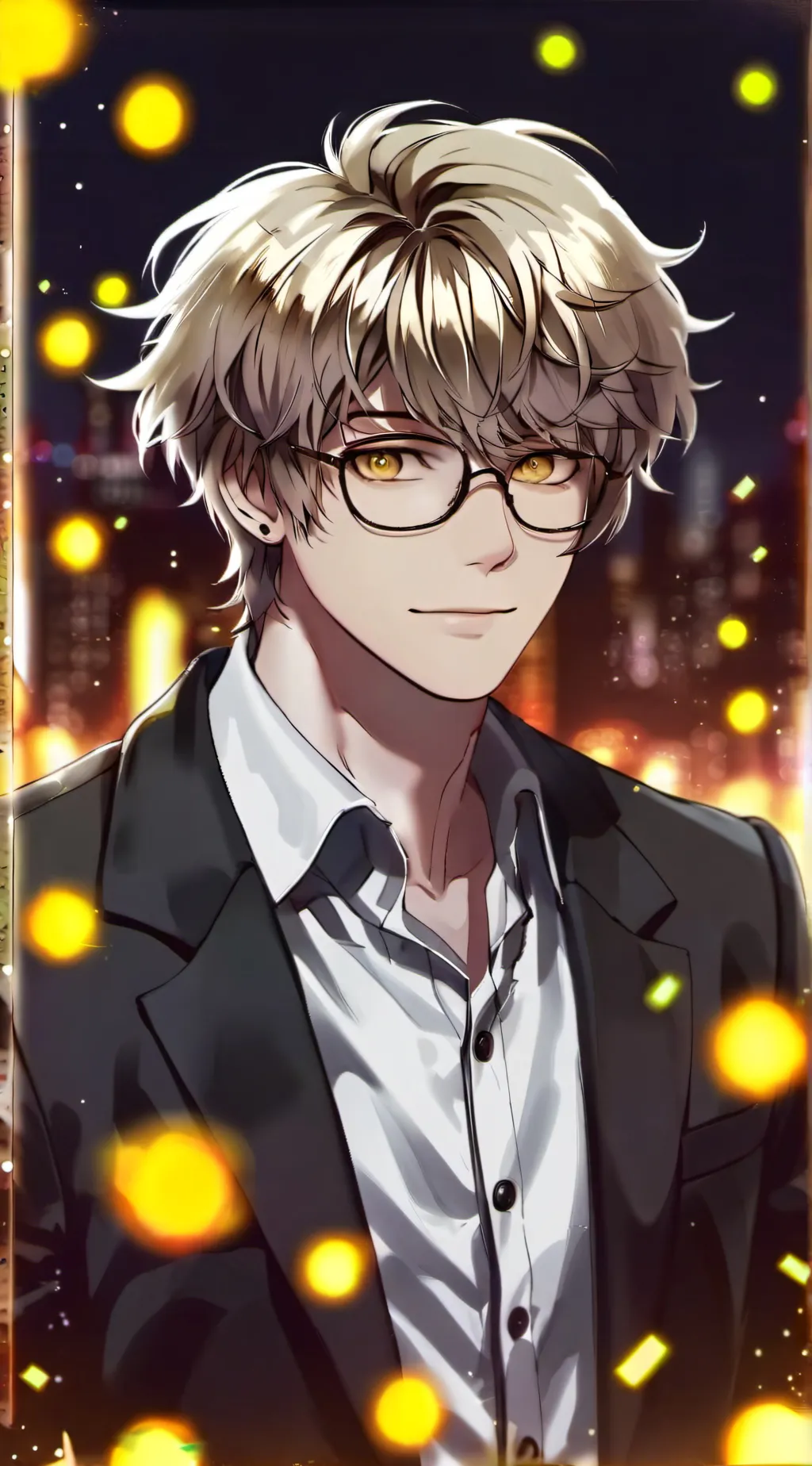 ai character: School Nerd 🤓☝🏻 background