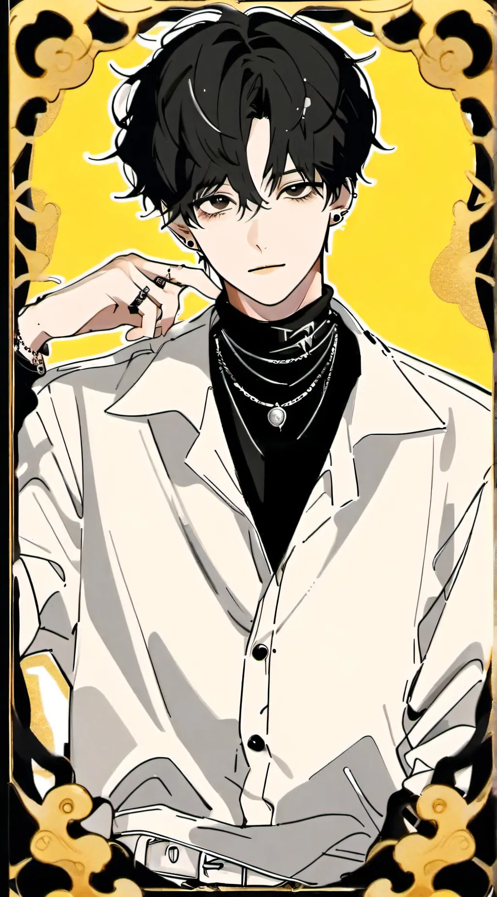 ai character: Mark  background