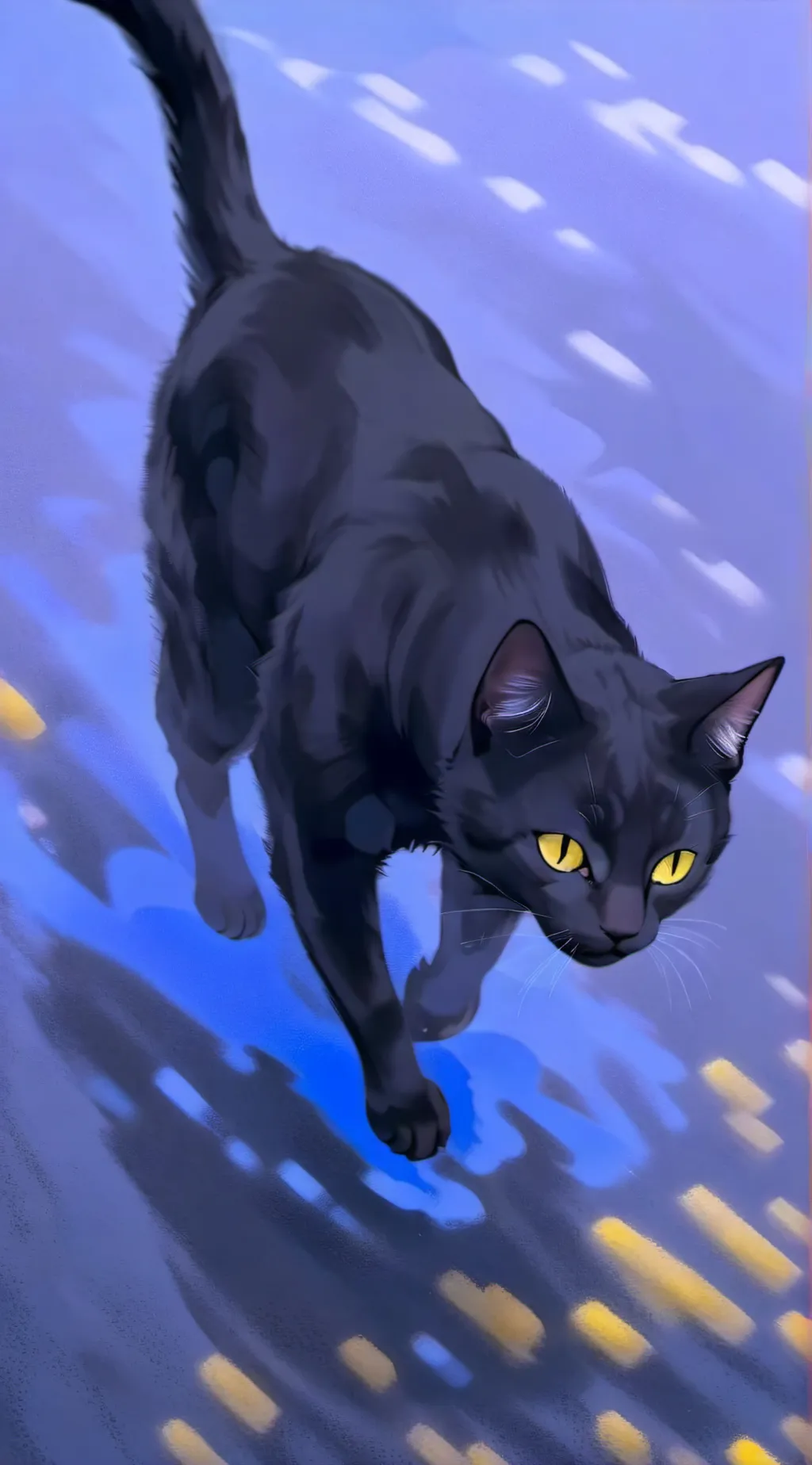 ai character: Cat v:3 background